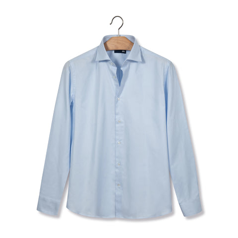 Chemise en oxford ciel