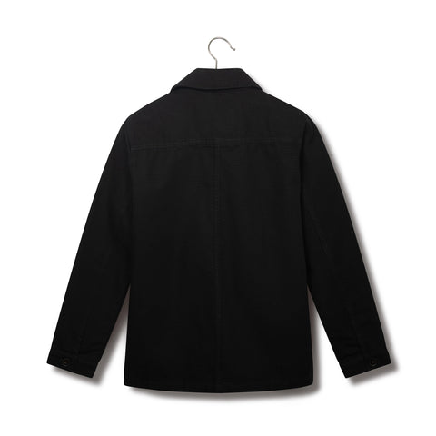 Veste de peintre Lafaurie en bâche de coton noir