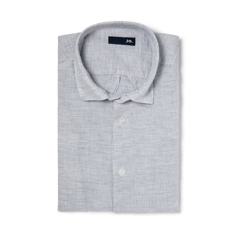Chemise en lin gris clair