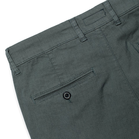 Chino léger en coton fil à fil bleu givre
