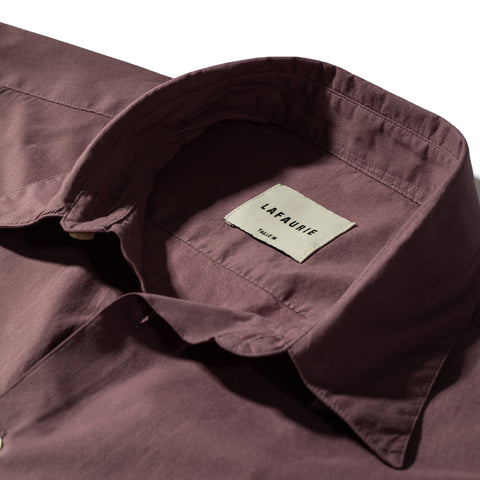 Chemise Lafaurie en voile de coton parme