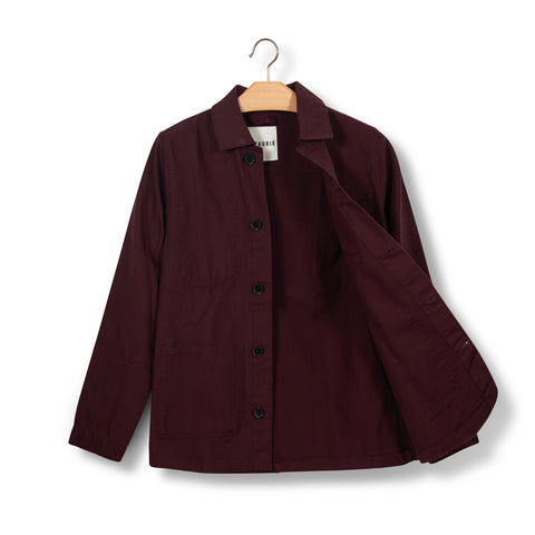 Veste de peintre Lafaurie prune
