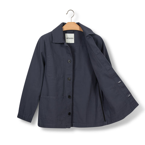 Veste de peintre Lafaurie bleu colombin