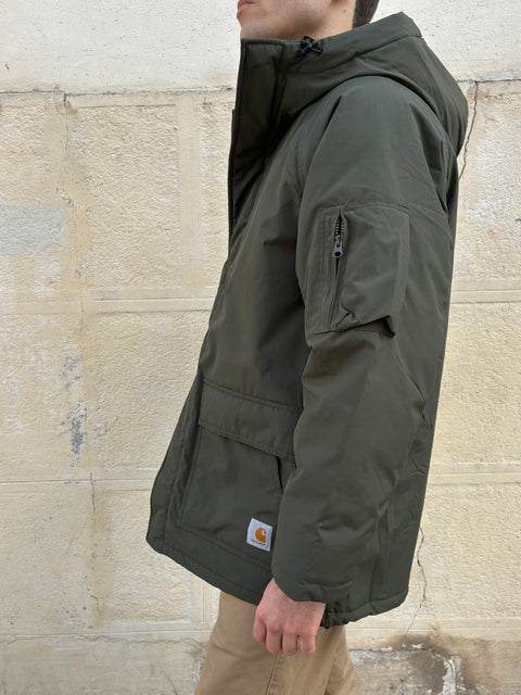 Parka Carhartt WIP déperlante verte