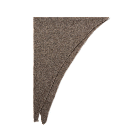Bandana en tricot brun