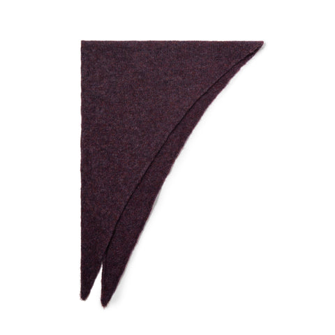 Bandana en tricot myrtille
