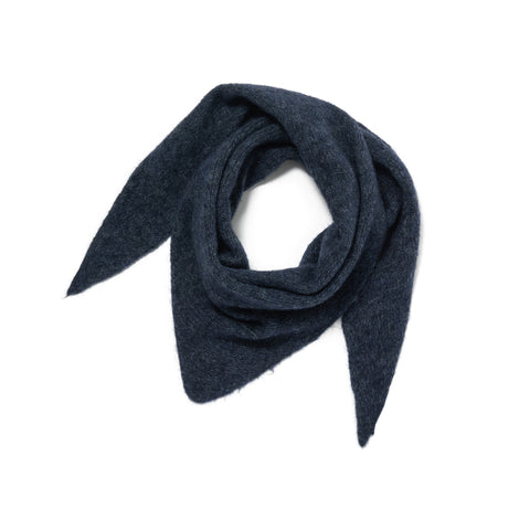 Bandana en tricot marine