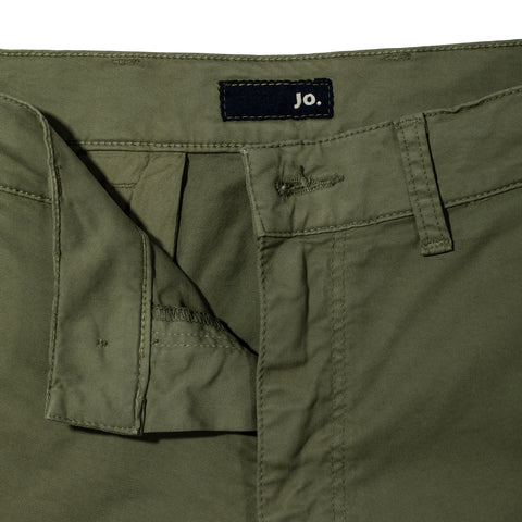 Bermuda chino vert amande