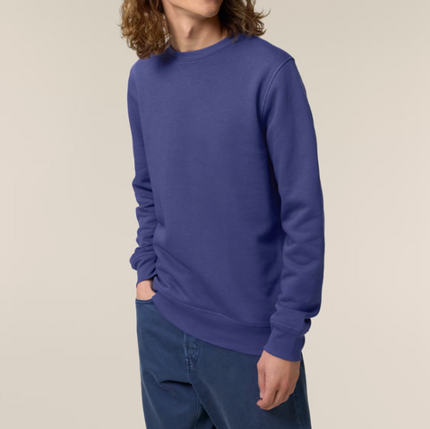 Sweat en coton bio et polyester recyclé