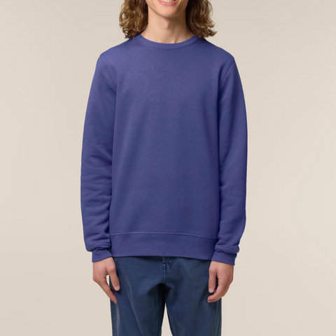 Sweat en coton bio et polyester recyclé