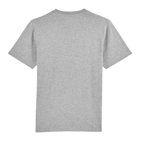 Tee-shirt en coton bio épais gris chiné
