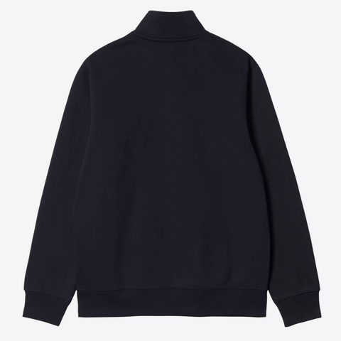 Sweat Carhartt WIP col montant zippé marine