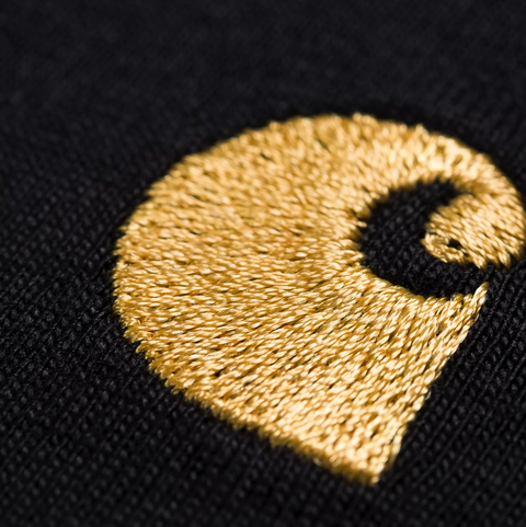 tee shirt Carhartt WIP en jersey de coton épais noir