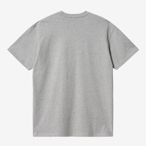 Tee shirt Carhartt WIP en jersey de coton épais gris
