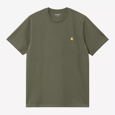 Tee shirt Carhartt WIP en jersey de coton épais vert