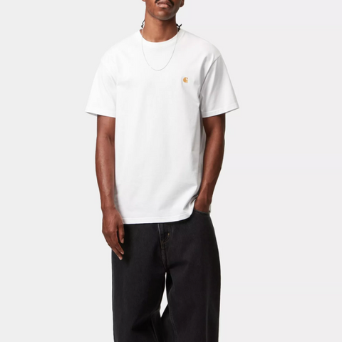 Tee shirt Carhartt WIP en jersey de coton épais blanc