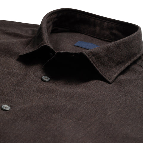 Chemise en flanelle brun