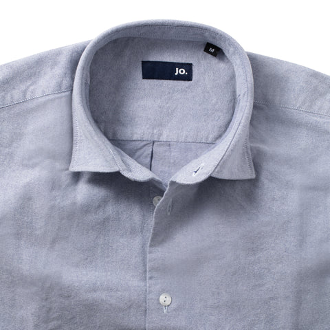 Chemise en oxford douce bleu