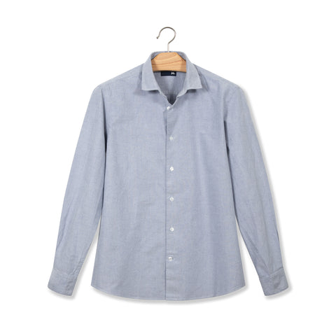 Chemise en oxford douce bleu