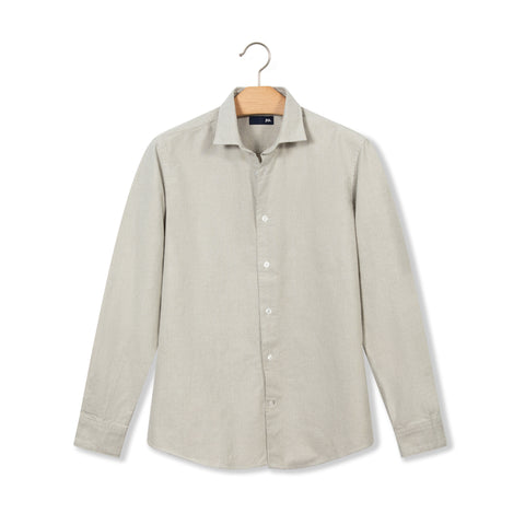 Chemise en oxford douce vert
