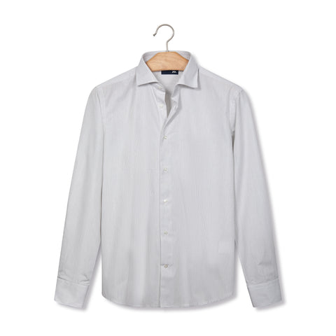 Chemise formelle à fines rayures