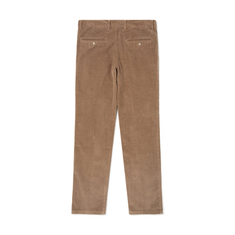 Chino en velours beige