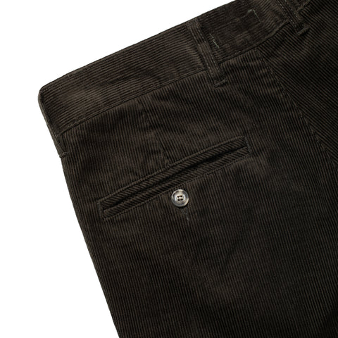 Chino en velours bronze