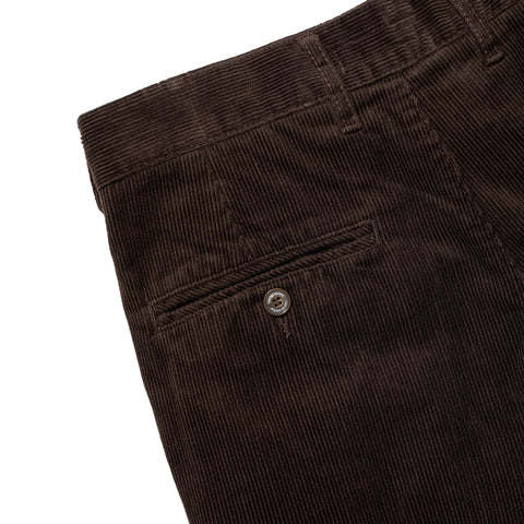 Chino en velours brun