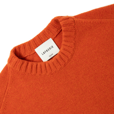 Pull d'esprit lambswool orange