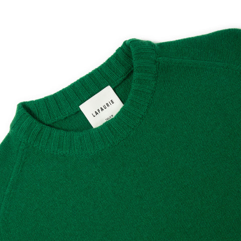 Pull d'esprit lambswool vert émeraude