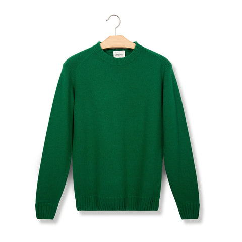 Pull d'esprit lambswool vert émeraude