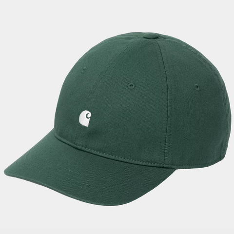 Casquette en twill de coton Carhartt Wip vert dark fir