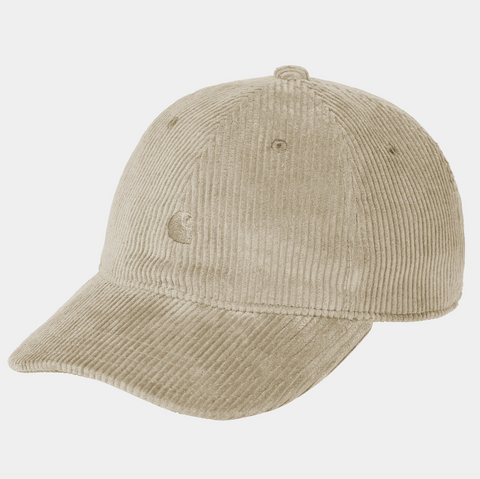 Casquette en velours côtelé Carhartt Wip beige wall