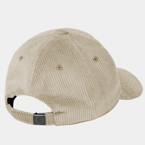 Casquette en velours côtelé Carhartt Wip beige wall