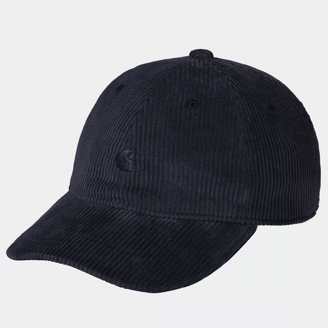 Casquette en velours côtelé Carhartt Wip Dark Navy