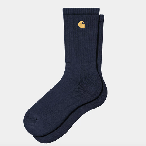 Chaussettes en coton bleu air force blue