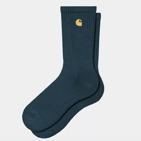 Chaussettes en coton deep lagoon