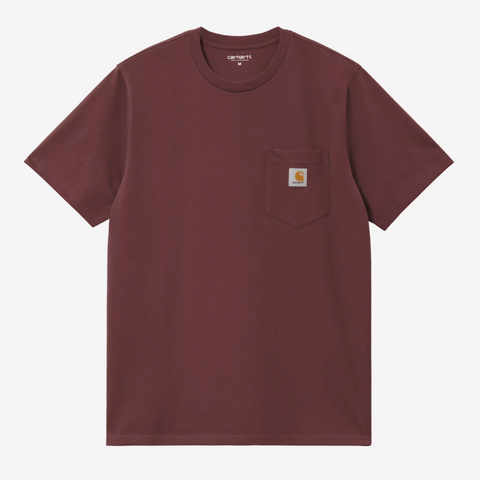 Tee shirt à poche poitrine Carhartt WIP rouge rondo