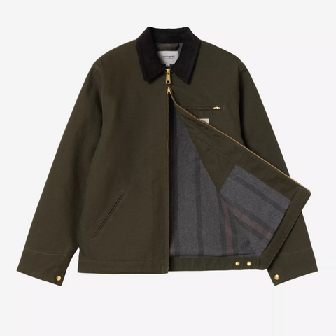 Blouson worker Detroit Jacket Carhartt WIP deep olive