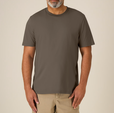 T-shirt manches courtes moka