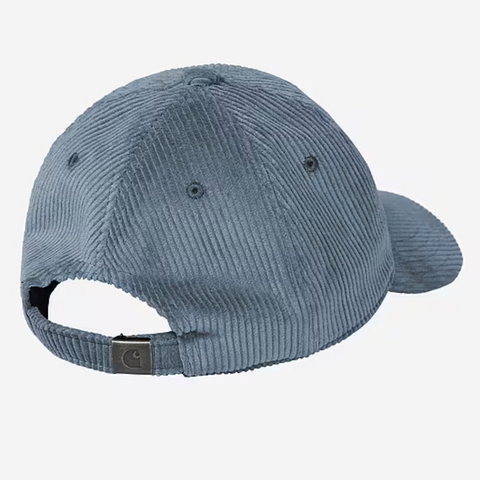 Casquette en velours côtelé Carhartt Wip blue angelite