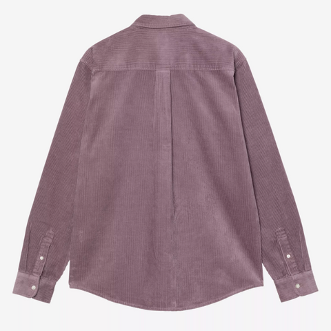 Chemise en velours épais rose phlox