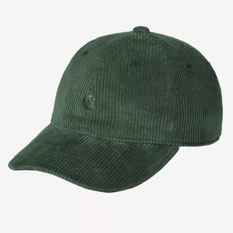 Casquette en velours côtelé Carhartt Wip vert sycamore