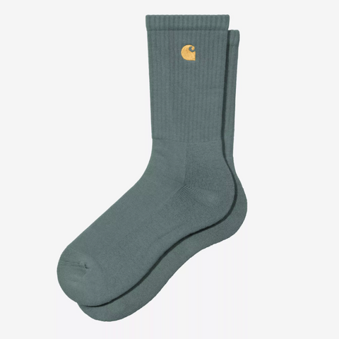 Chaussettes en coton Carhartt WIP velvet green