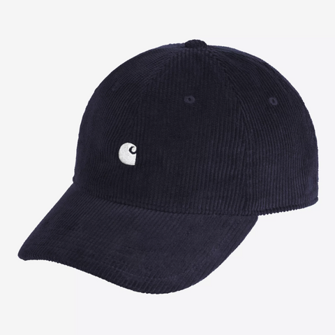 Casquette en velours côtelé fin Carhartt Wip dark navy