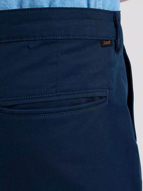 Chino Lee coupe regular rivet navy