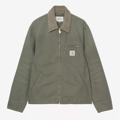 Blouson worker Carhartt WIP en canvas lavé vert