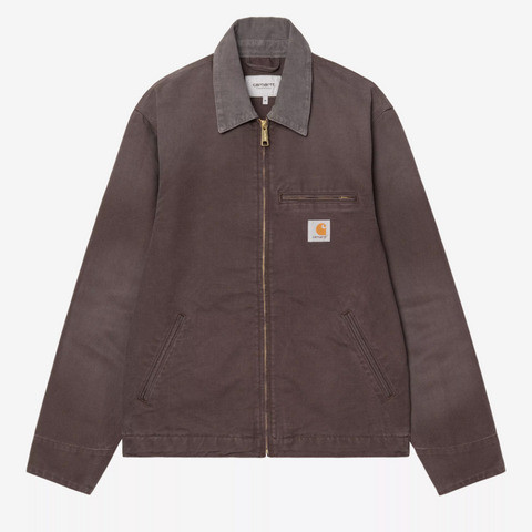 Blouson worker Carhartt WIP en canvas lavé marron shale
