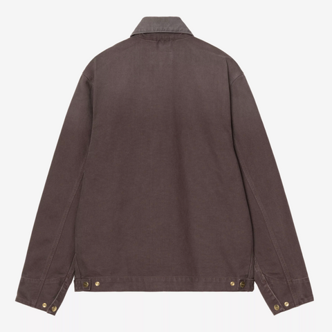 Blouson worker Carhartt WIP en canvas lavé marron shale