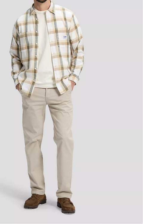 Chino Lee coupe regular beige